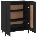 vidaXL Dulap, negru, 69,5x34x90 cm, lemn compozit