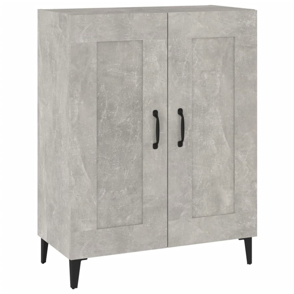 vidaXL Dulap, gri beton, 69,5x34x90 cm, lemn compozit