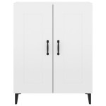 vidaXL Dulap, alb extralucios, 69,5x34x90 cm, lemn compozit