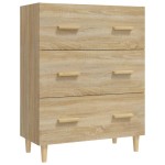 vidaXL Servantă, stejar sonoma, 70x34x90 cm, lemn prelucrat