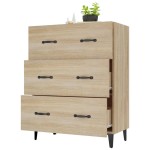 vidaXL Dulap, stejar sonoma, 69,5x34x90 cm, lemn compozit
