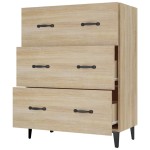 vidaXL Dulap, stejar sonoma, 69,5x34x90 cm, lemn compozit