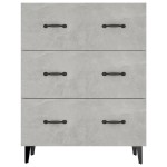 vidaXL Dulap, gri beton, 69,5x34x90 cm, lemn compozit