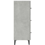 vidaXL Dulap, gri beton, 69,5x34x90 cm, lemn compozit