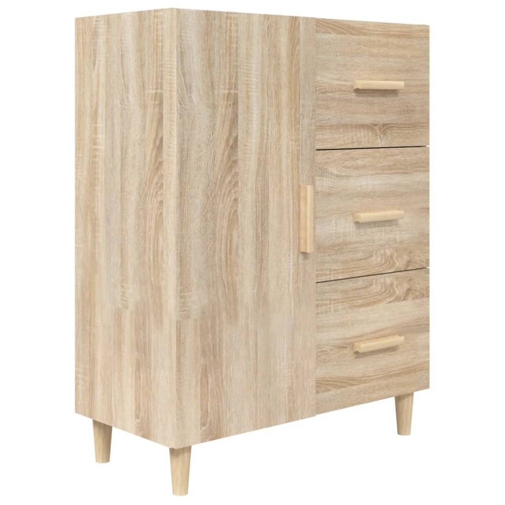 vidaXL Dulap, stejar sonoma, 69,5x34x90 cm, lemn compozit