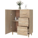 vidaXL Dulap, stejar sonoma, 69,5x34x90 cm, lemn compozit