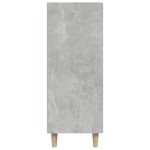 vidaXL Servantă, gri beton, 69,5x34x90 cm, lemn prelucrat
