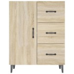 vidaXL Dulap, stejar sonoma, 69,5x34x90 cm, lemn compozit