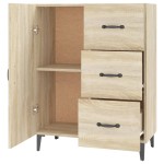 vidaXL Dulap, stejar sonoma, 69,5x34x90 cm, lemn compozit