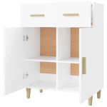 vidaXL Servantă, alb, 69,5x34x89 cm, lemn prelucrat vidaXL Servantă, alb, 69,5x34x89 cm, lemn prelucrat