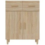 vidaXL Servantă, stejar sonoma, 69,5x34x90 cm, lemn prelucrat