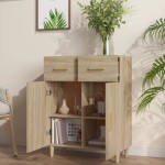 vidaXL Servantă, stejar sonoma, 69,5x34x90 cm, lemn prelucrat