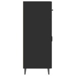 vidaXL Dulap, negru, 69,5x34x90 cm, lemn compozit