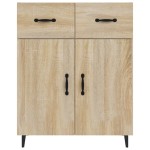 vidaXL Dulap, stejar sonoma, 69,5x34x90 cm, lemn compozit