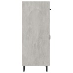 vidaXL Dulap, gri beton, 69,5x34x90 cm, lemn compozit