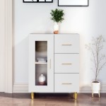 vidaXL Dulap, alb, 69,5x34x90 cm, lemn compozit vidaXL Dulap, alb, 69,5x34x90 cm, lemn compozit