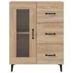 vidaXL Dulap, stejar sonoma, 69,5x34x90 cm, lemn compozit