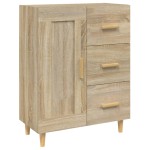 vidaXL Dulap, stejar sonoma, 69,5x34x90 cm, lemn compozit