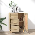 vidaXL Dulap, stejar sonoma, 69,5x34x90 cm, lemn compozit