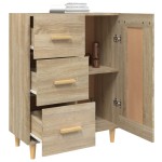 vidaXL Dulap, stejar sonoma, 69,5x34x90 cm, lemn compozit