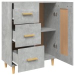 vidaXL Dulap, gri beton, 69,5x34x90 cm, lemn compozit vidaXL Dulap, gri beton, 69,5x34x90 cm, lemn compozit