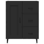 vidaXL Dulap, negru, 69,5x34x90 cm, lemn prelucrat vidaXL Dulap, negru, 69,5x34x90 cm, lemn prelucrat