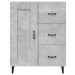 vidaXL Dulap, gri beton, 69,5x34x90 cm, lemn compozit vidaXL Dulap, gri beton, 69,5x34x90 cm, lemn compozit