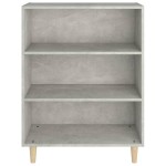 vidaXL Măsuță de cafea, gri beton, 69,5x32,5x90 cm, lemn prelucrat vidaXL Măsuță de cafea, gri beton, 69,5x32,5x90 cm, lemn prelucrat
