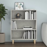 vidaXL Măsuță de cafea, gri beton, 69,5x32,5x90 cm, lemn prelucrat vidaXL Măsuță de cafea, gri beton, 69,5x32,5x90 cm, lemn prelucrat
