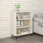 vidaXL Măsuță de cafea, gri beton, 69,5x32,5x90 cm, lemn prelucrat vidaXL Măsuță de cafea, gri beton, 69,5x32,5x90 cm, lemn prelucrat
