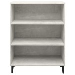 vidaXL Măsuță de cafea, gri beton, 69,5x32,5x90 cm, lemn prelucrat vidaXL Măsuță de cafea, gri beton, 69,5x32,5x90 cm, lemn prelucrat