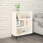 vidaXL Servantă, alb extralucios, 69,5x34x90 cm, lemn prelucrat
