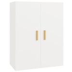 vidaXL Dulap de perete suspendat, alb, 69,5x34x90 cm