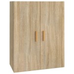 vidaXL Dulap de perete suspendat, stejar sonoma, 69,5x34x90 cm