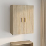 vidaXL Dulap de perete suspendat, stejar sonoma, 69,5x34x90 cm