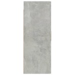 vidaXL Dulap de perete suspendat, gri beton, 69,5x34x90 cm
