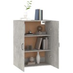 vidaXL Dulap suspendat, gri beton, 69,5x34x90 cm, lemn prelucrat