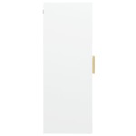 vidaXL Dulap de perete suspendat, alb, 69,5x34x90 cm
