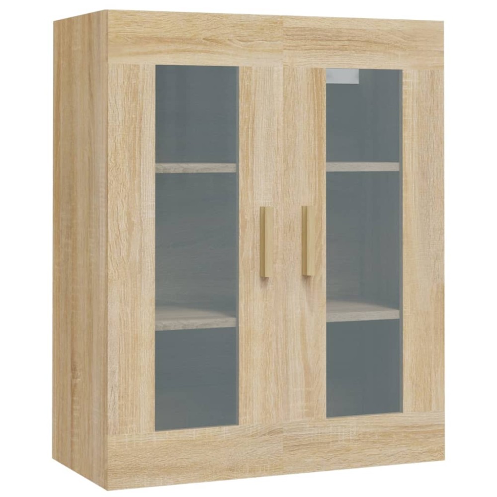 vidaXL Dulap de perete suspendat, stejar sonoma, 69,5x34x90 cm