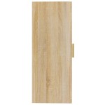vidaXL Dulap de perete suspendat, stejar sonoma, 69,5x34x90 cm