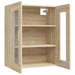 vidaXL Dulap de perete suspendat, stejar sonoma, 69,5x34x90 cm