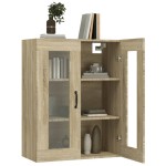 vidaXL Dulap de perete suspendat, stejar sonoma, 69,5x34x90 cm