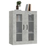 vidaXL Dulap de perete suspendat, gri beton, 69,5x34x90 cm vidaXL Dulap de perete suspendat, gri beton, 69,5x34x90 cm
