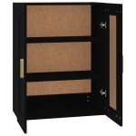 vidaXL Dulap de perete, negru, 69,5x32,5x90 cm, lemn prelucrat vidaXL Dulap de perete, negru, 69,5x32,5x90 cm, lemn prelucrat