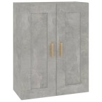 vidaXL Dulap de perete, gri beton, 69,5x32,5x90 cm, lemn prelucrat vidaXL Dulap de perete, gri beton, 69,5x32,5x90 cm, lemn prelucrat