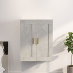 vidaXL Dulap de perete, gri beton, 69,5x32,5x90 cm, lemn prelucrat vidaXL Dulap de perete, gri beton, 69,5x32,5x90 cm, lemn prelucrat