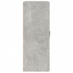 vidaXL Dulap de perete suspendat, gri beton, 69,5x32,5x90 cm vidaXL Dulap de perete suspendat, gri beton, 69,5x32,5x90 cm