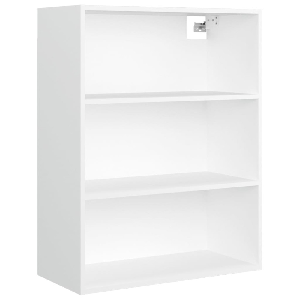 vidaXL Dulap de perete suspendat, alb, 69,5x32,5x90 cm