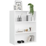 vidaXL Dulap de perete suspendat, alb, 69,5x32,5x90 cm vidaXL Dulap de perete suspendat, alb, 69,5x32,5x90 cm