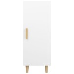vidaXL Servantă, alb, 34,5x34x90 cm, lemn compozit vidaXL Servantă, alb, 34,5x34x90 cm, lemn compozit